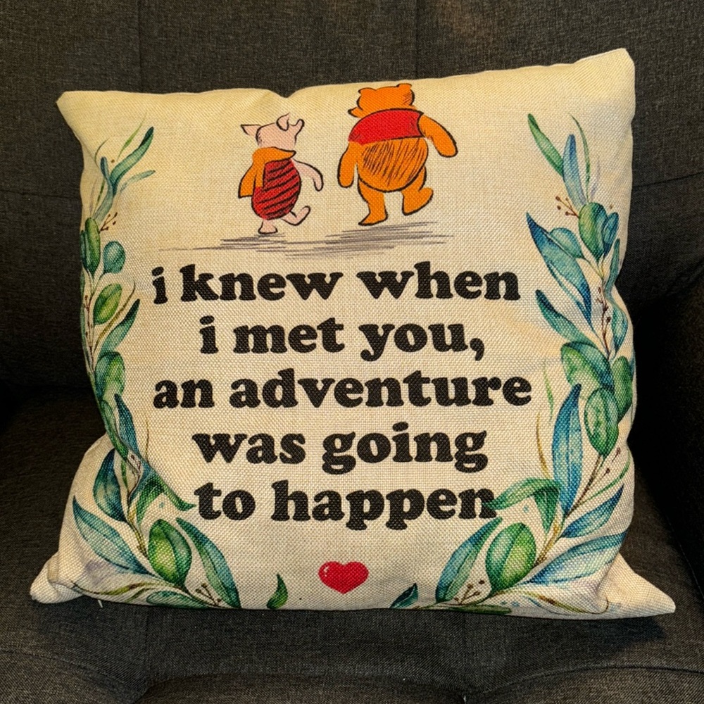 Winnie the Pooh Throw Pillow!